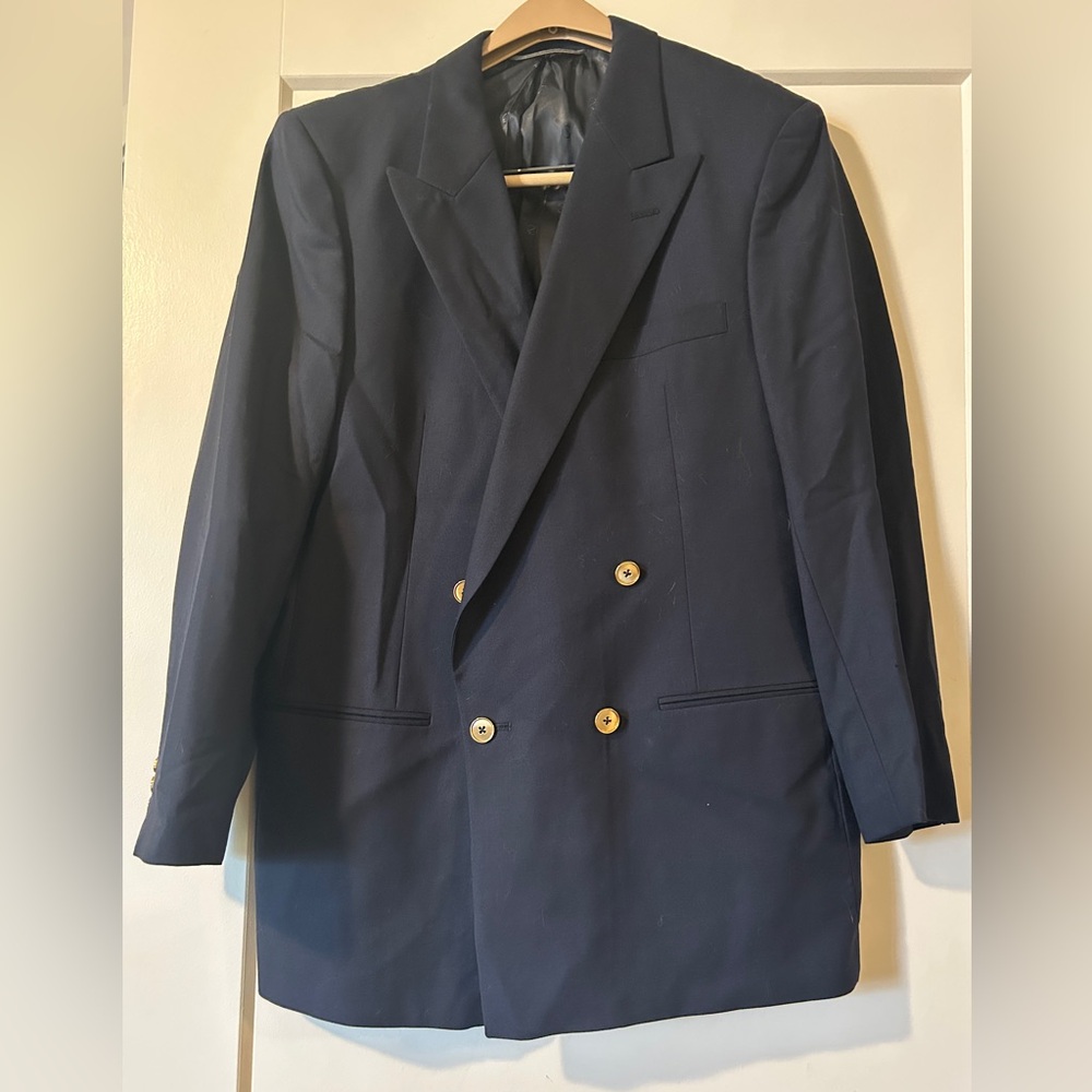 Dior Navy Blazer with Gold Buttons